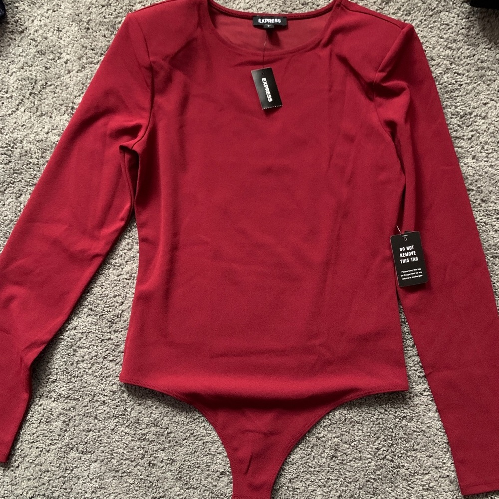 NEVER WORN! Maroon onesie from Express!